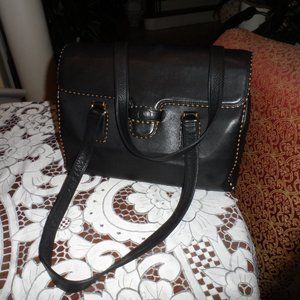 Valentino Garavani Les Sacs Black Leather Shoulder Handbag